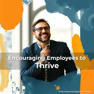Artistic representation for Encouraging Employees to Thrive