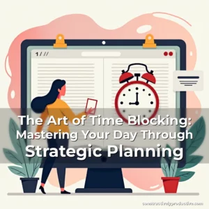 Read more about the article The Art of Time Blocking: Mastering Your Day Through Strategic Planning