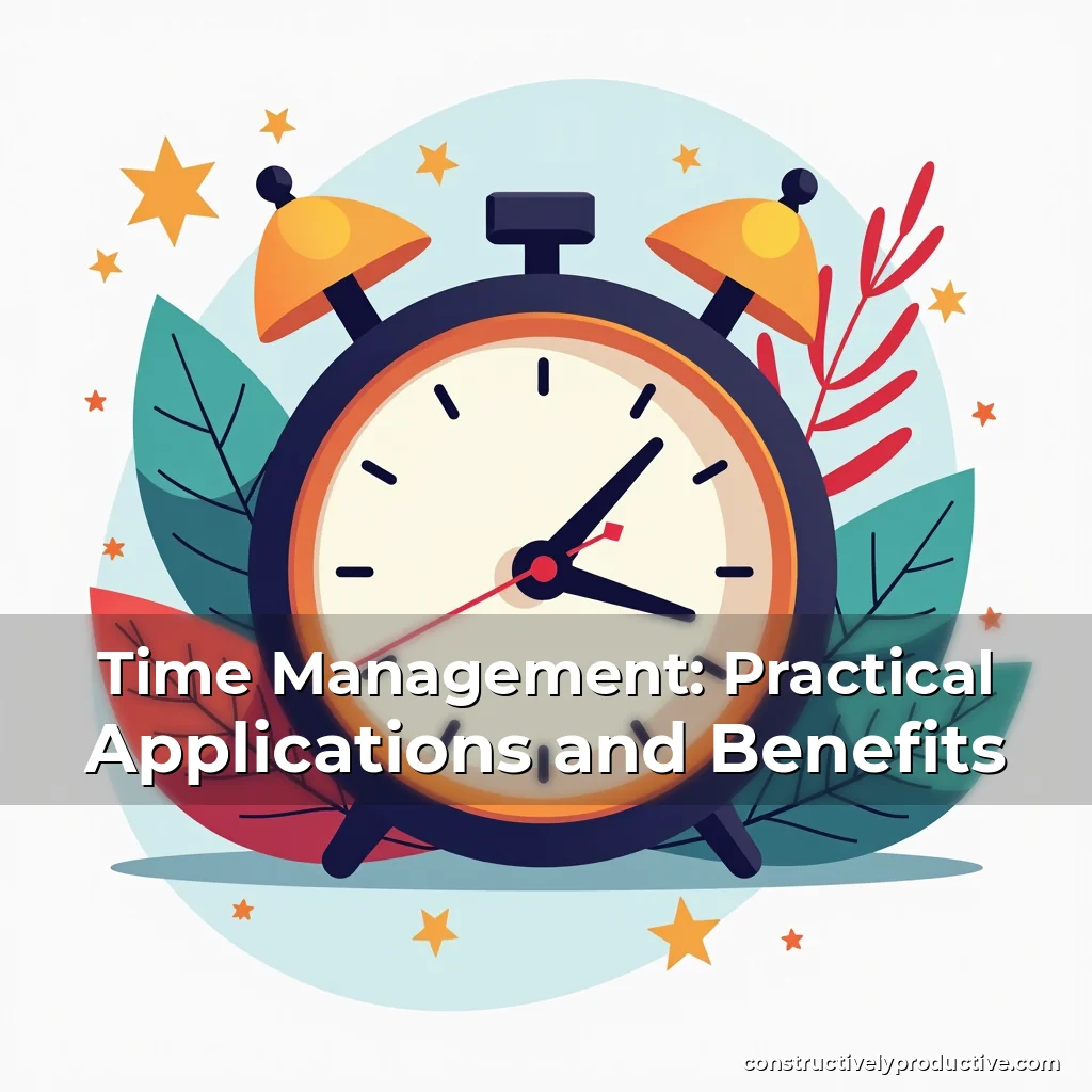 Artistic representation for Time Management: Practical Applications and Benefits