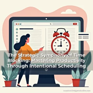 Read more about the article The Strategic Symphony of Time Blocking: Mastering Productivity Through Intentional Scheduling