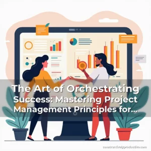 Artistic representation for The Art of Orchestrating Success: Mastering Project Management Principles for Productive Outcomes